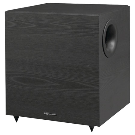 BIC AMERICA Down-Firing 10" 350W Powered Subwoofer for Home Theater and Music V1020